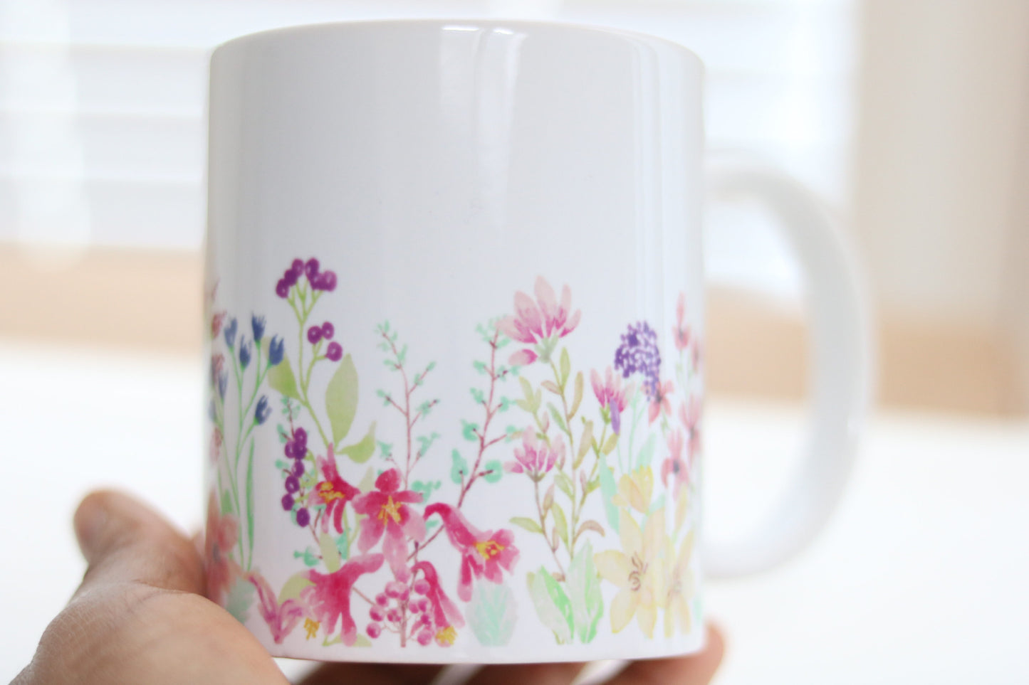 Mug (Wildflower Design) 12oz