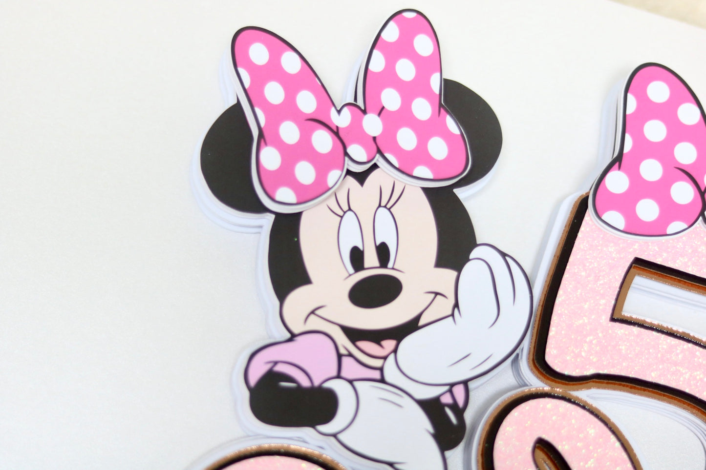 Minnie Mouse Inspired Cake Topper 3D