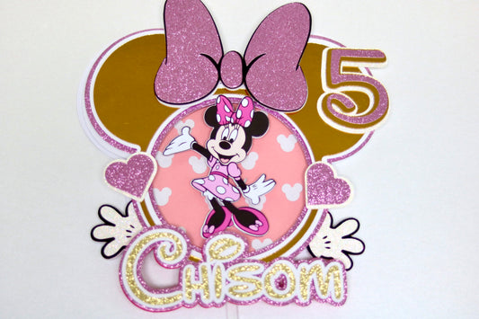 Minnie Mouse Cake Topper 3D