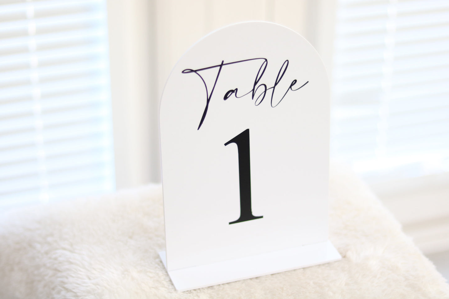 Acrylic Table Numbers (Arch)