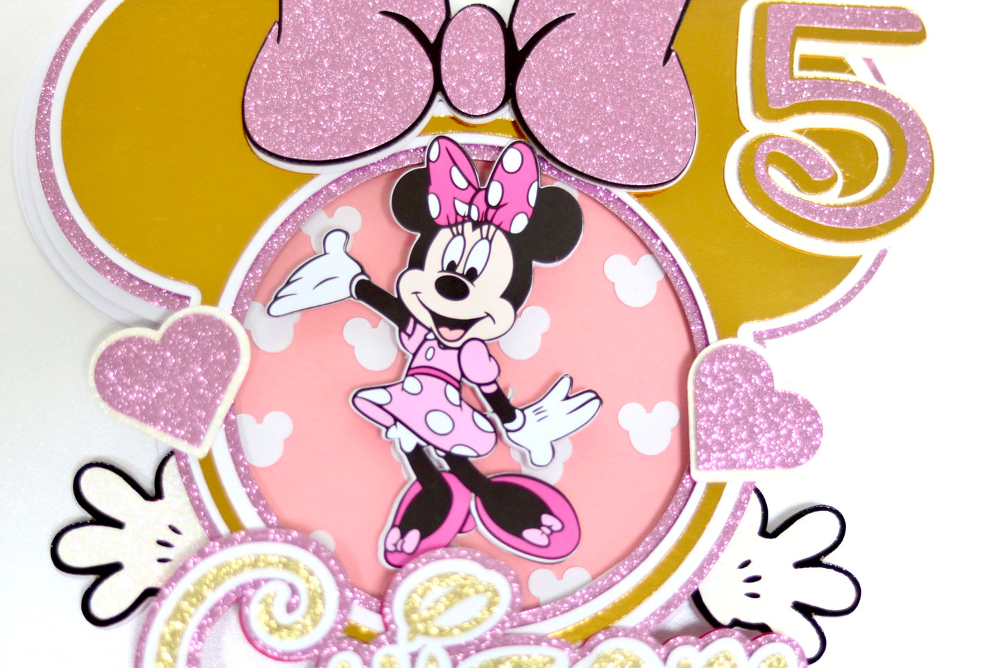 Minnie Mouse Cake Topper 3D