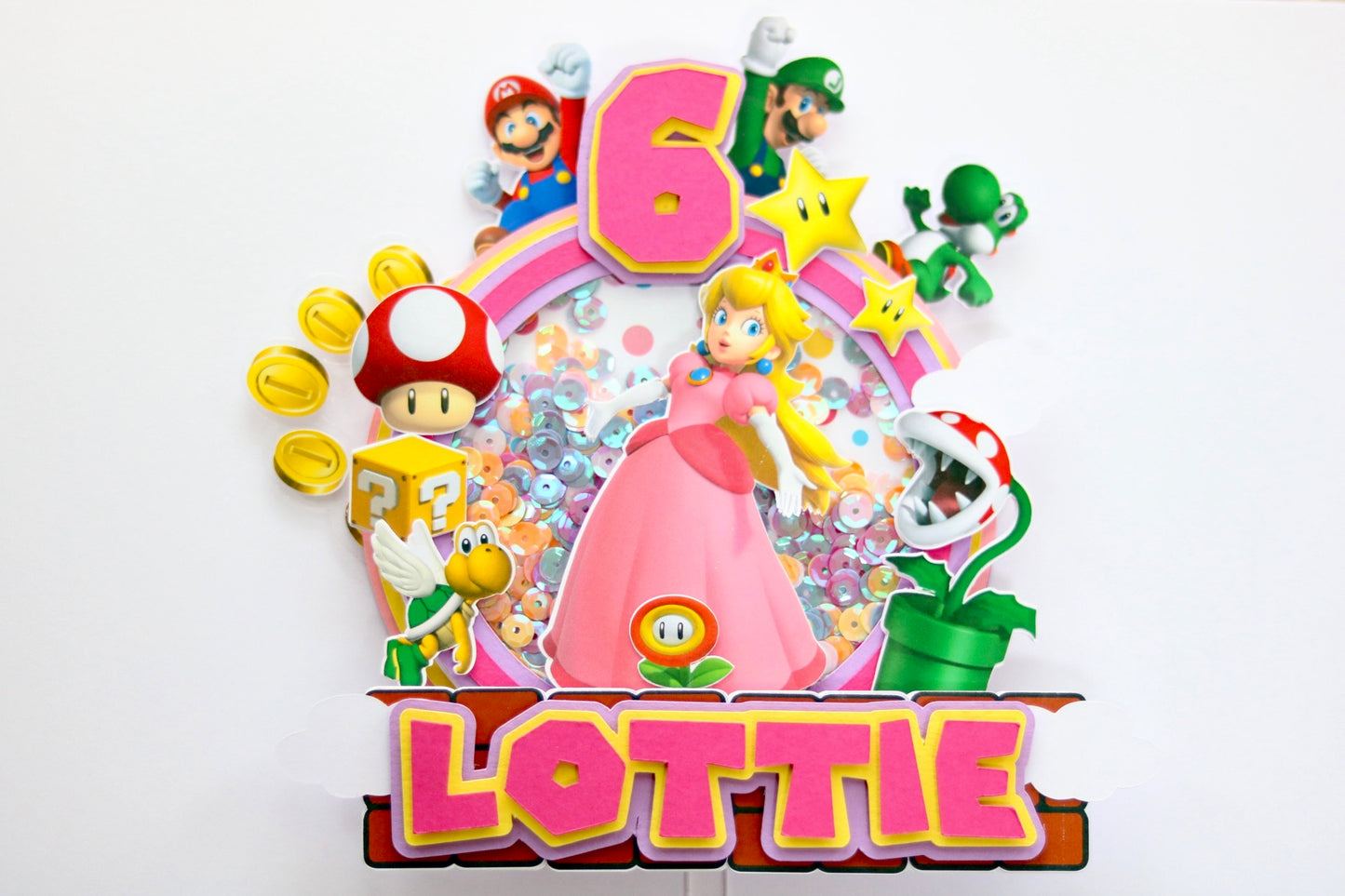 Princess Peaches Cake Topper