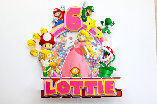 Princess Peaches Cake Topper