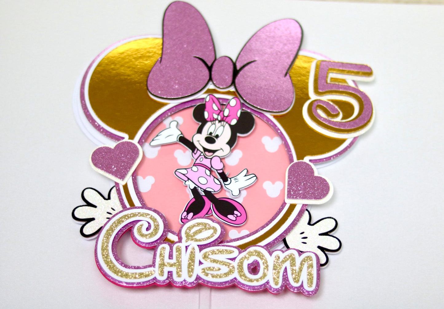 Minnie Mouse Cake Topper 3D