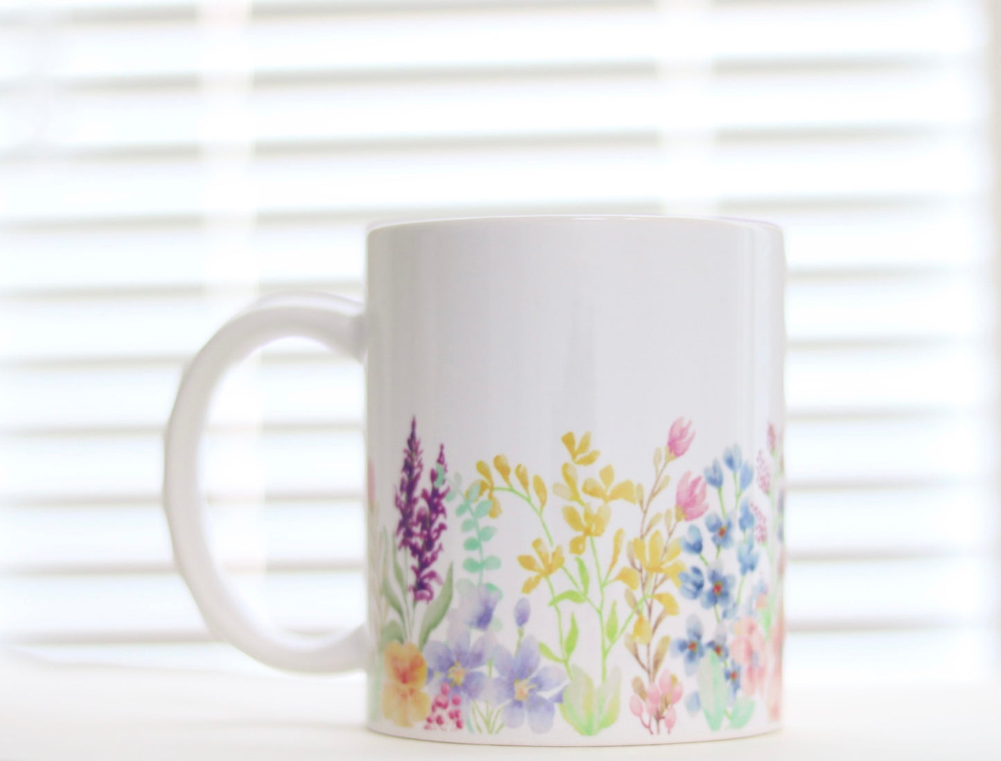 Mug (Wildflower Design) 12oz
