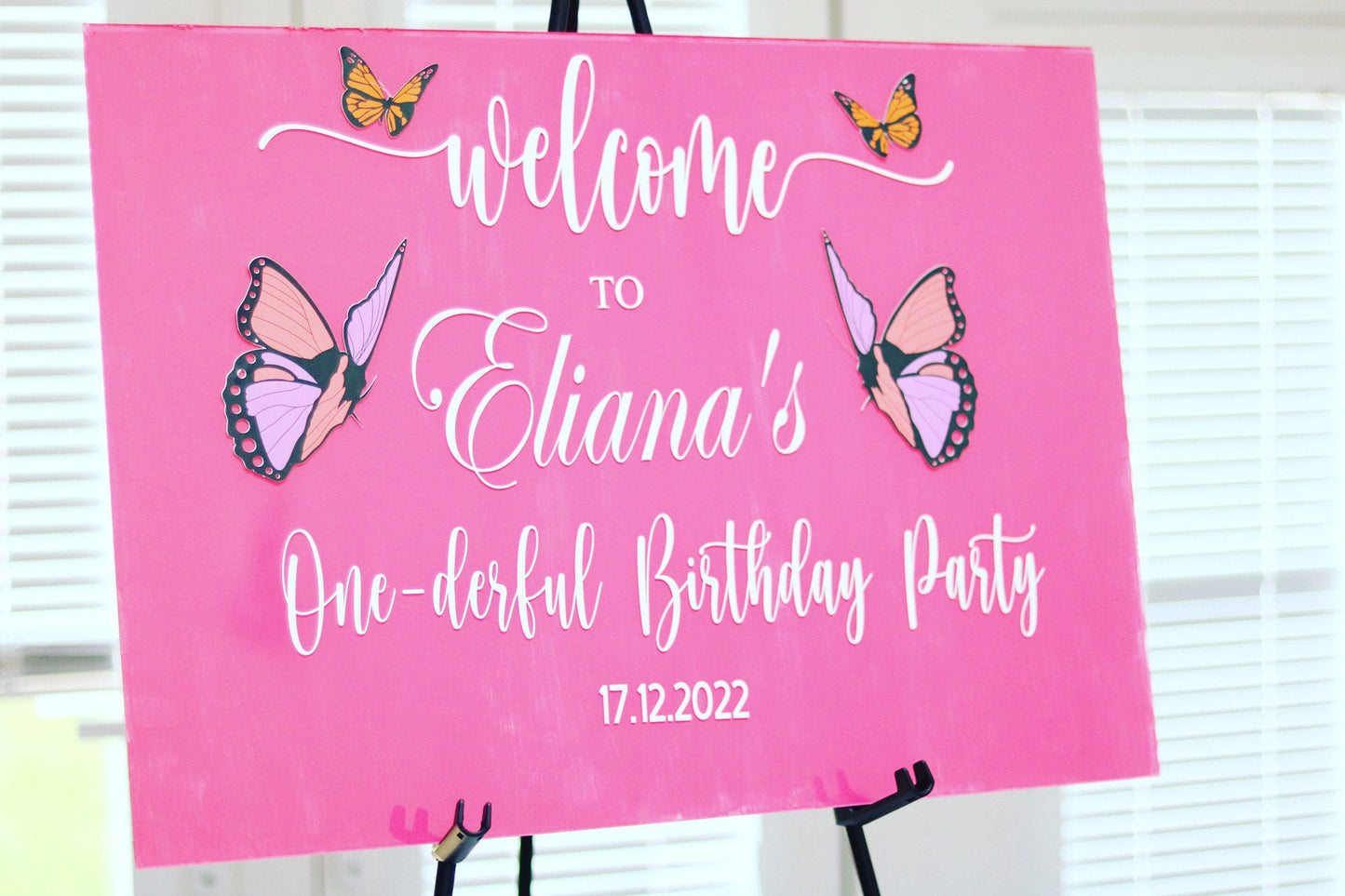 Acrylic Welcome Sign for Events (A2)