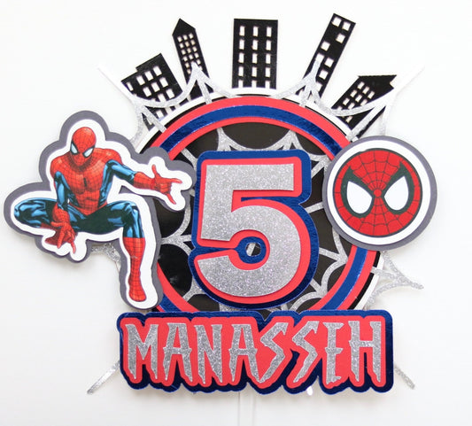 Spiderman Cake Topper (3D)