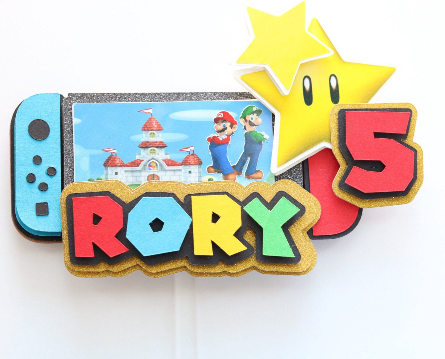 Nintendo Switch Cake Topper