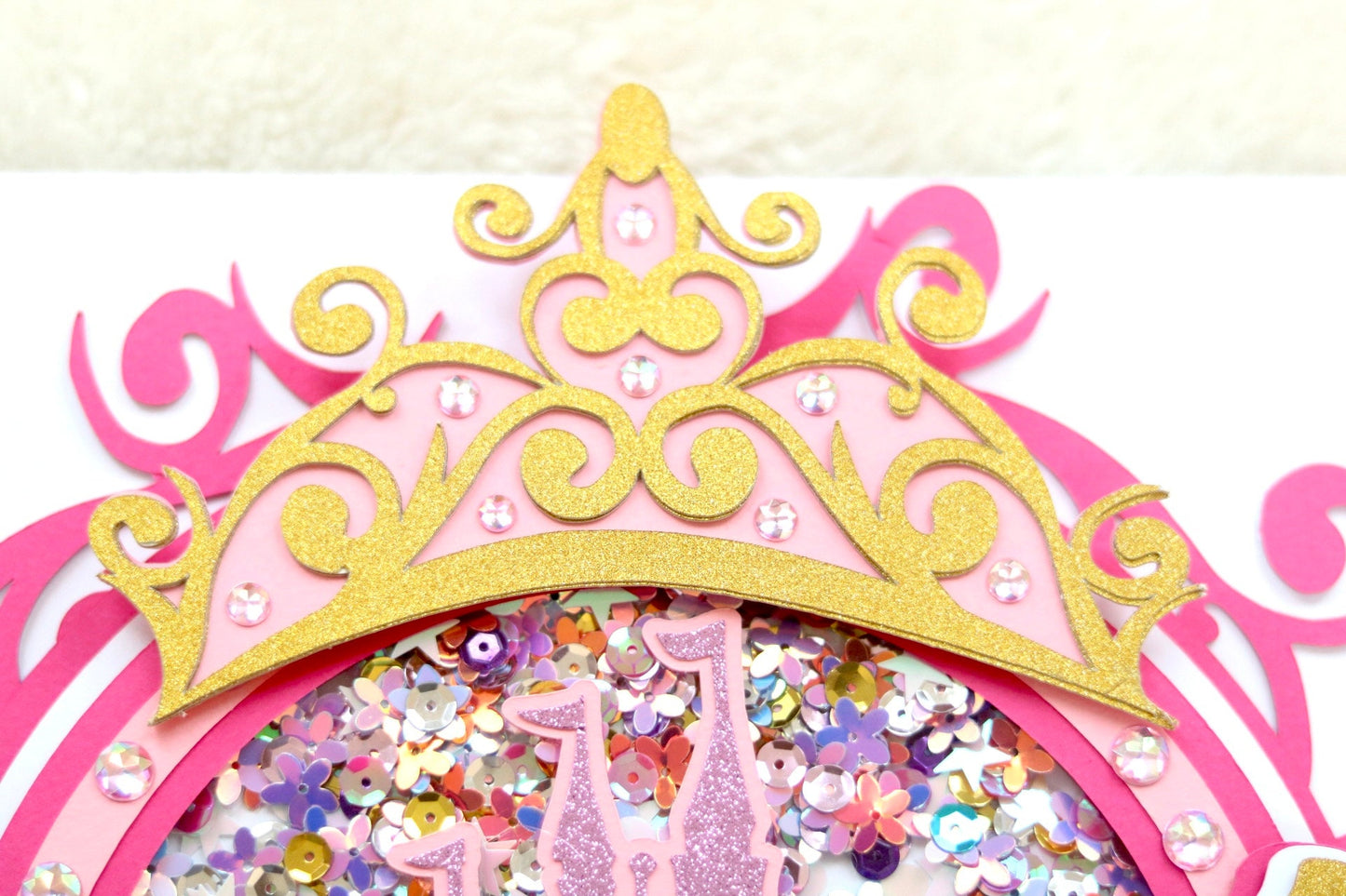 Disney Princess Cake Topper (3D & Shaker)
