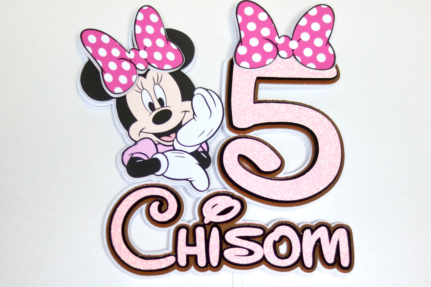Minnie Mouse Inspired Cake Topper 3D