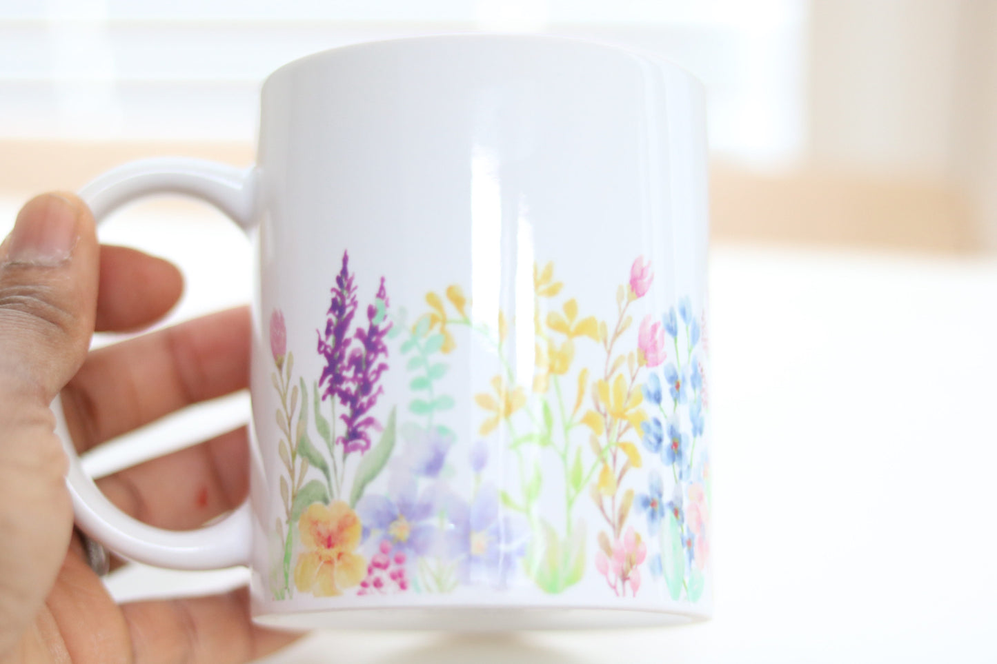 Mug (Wildflower Design) 12oz