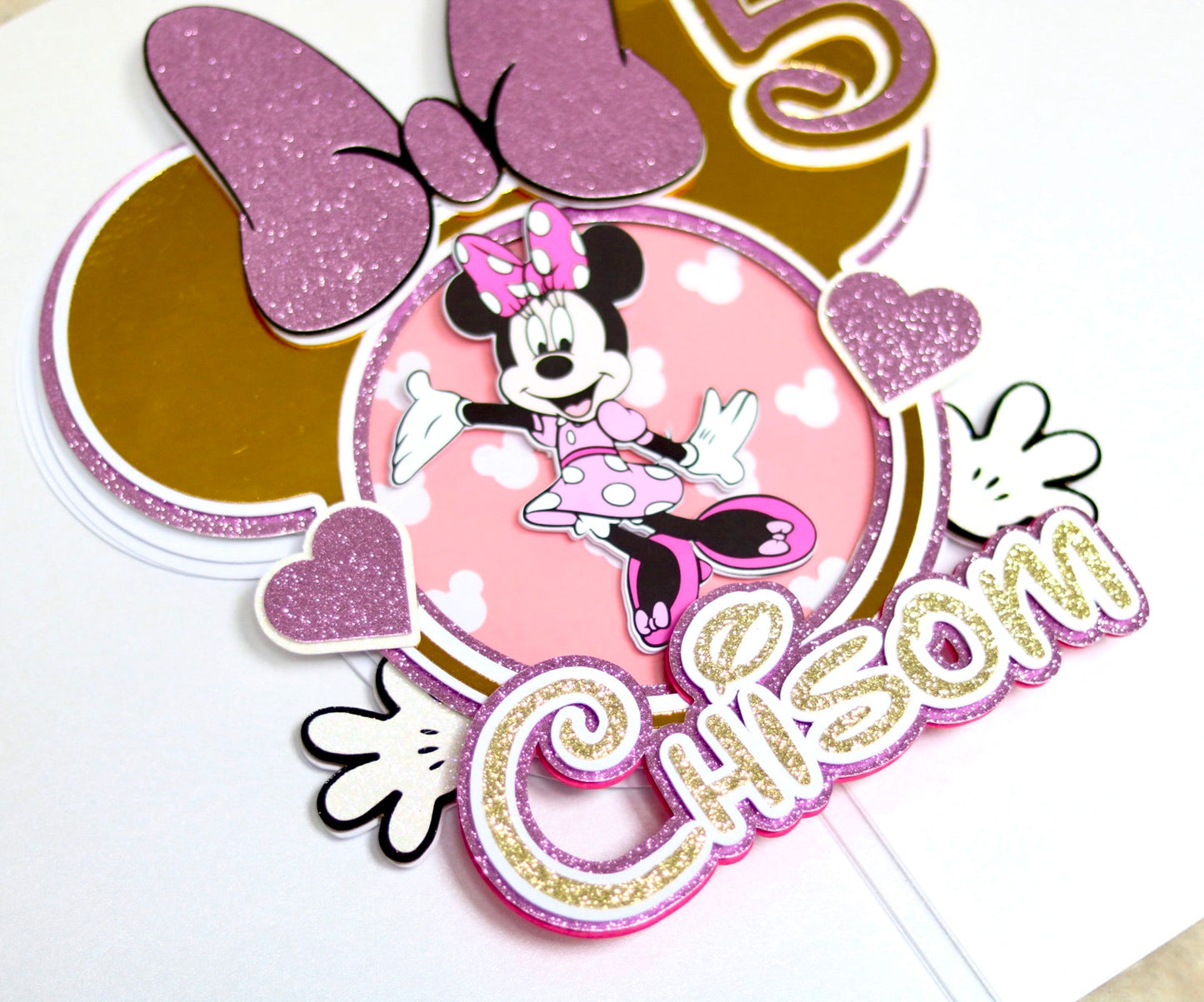 Minnie Mouse Cake Topper 3D