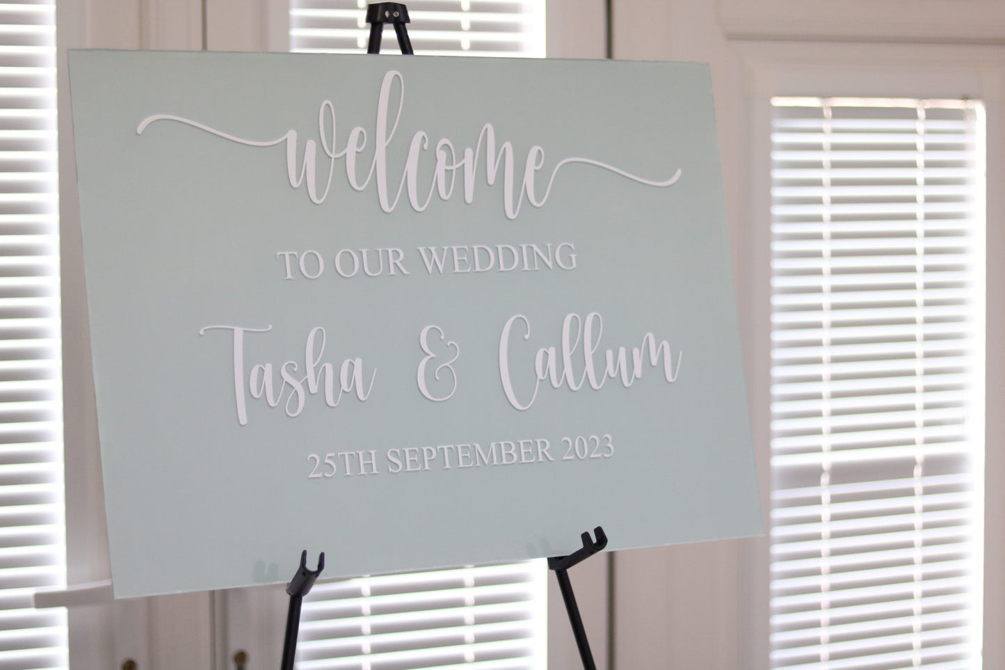 Wedding Welcome Sign (A2 Acrylic)
