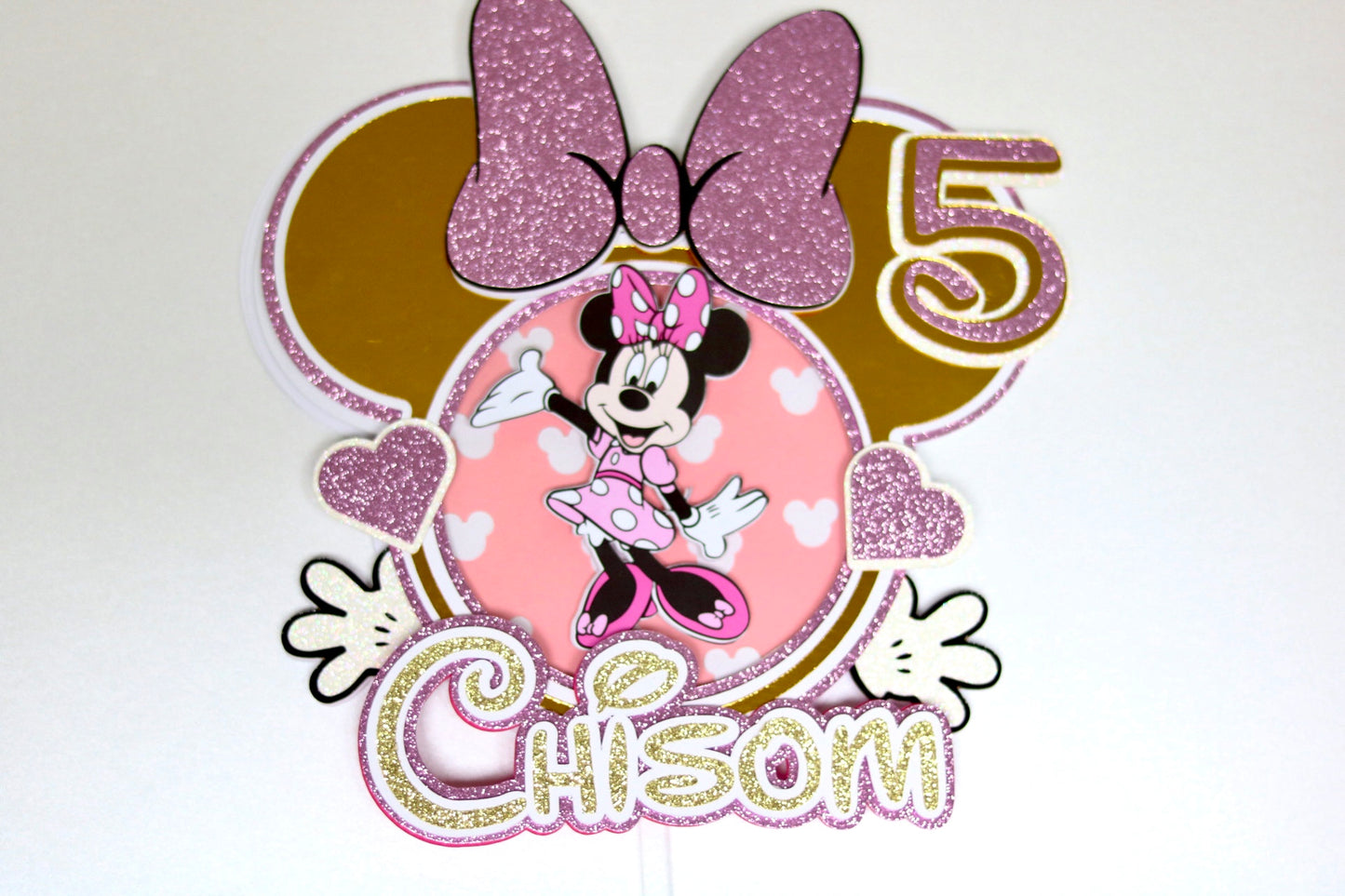 Minnie Mouse Cake Topper 3D