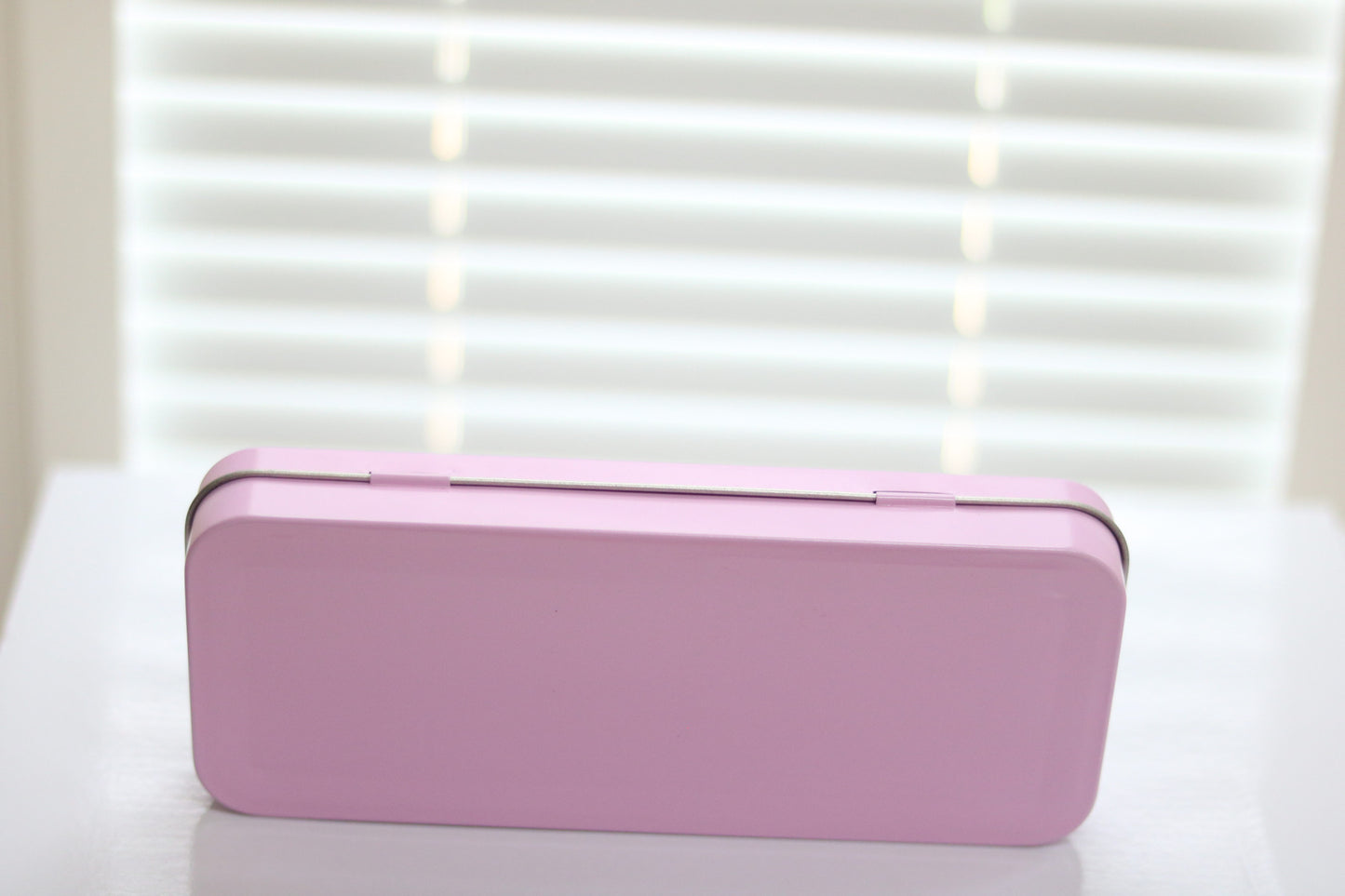 Personalised Pencil Case (Tin)- Pink