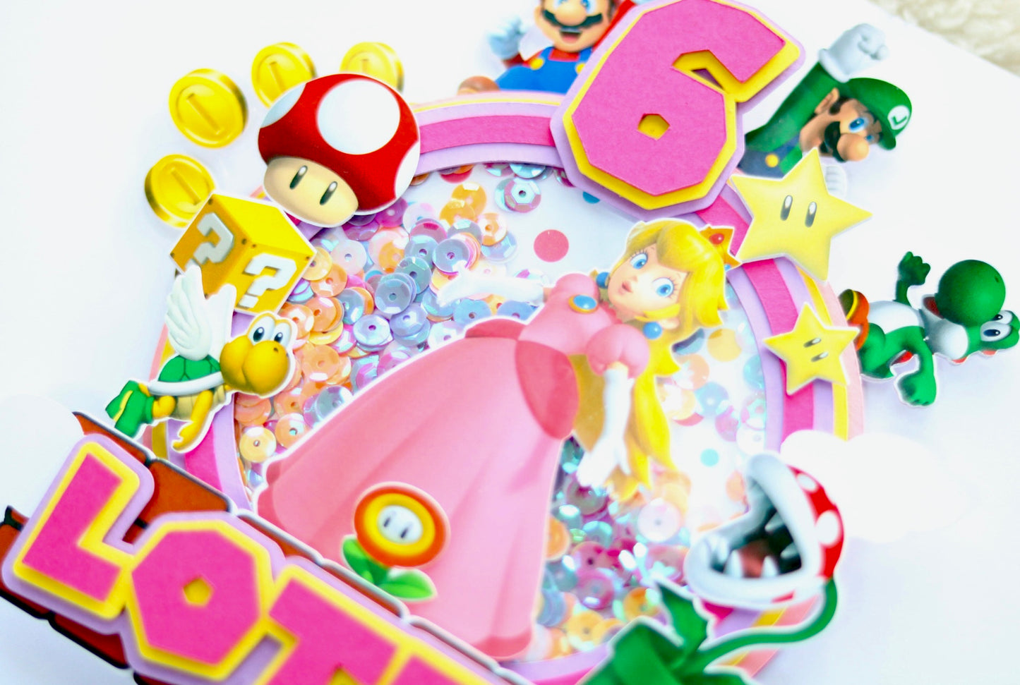 Princess Peaches Cake Topper