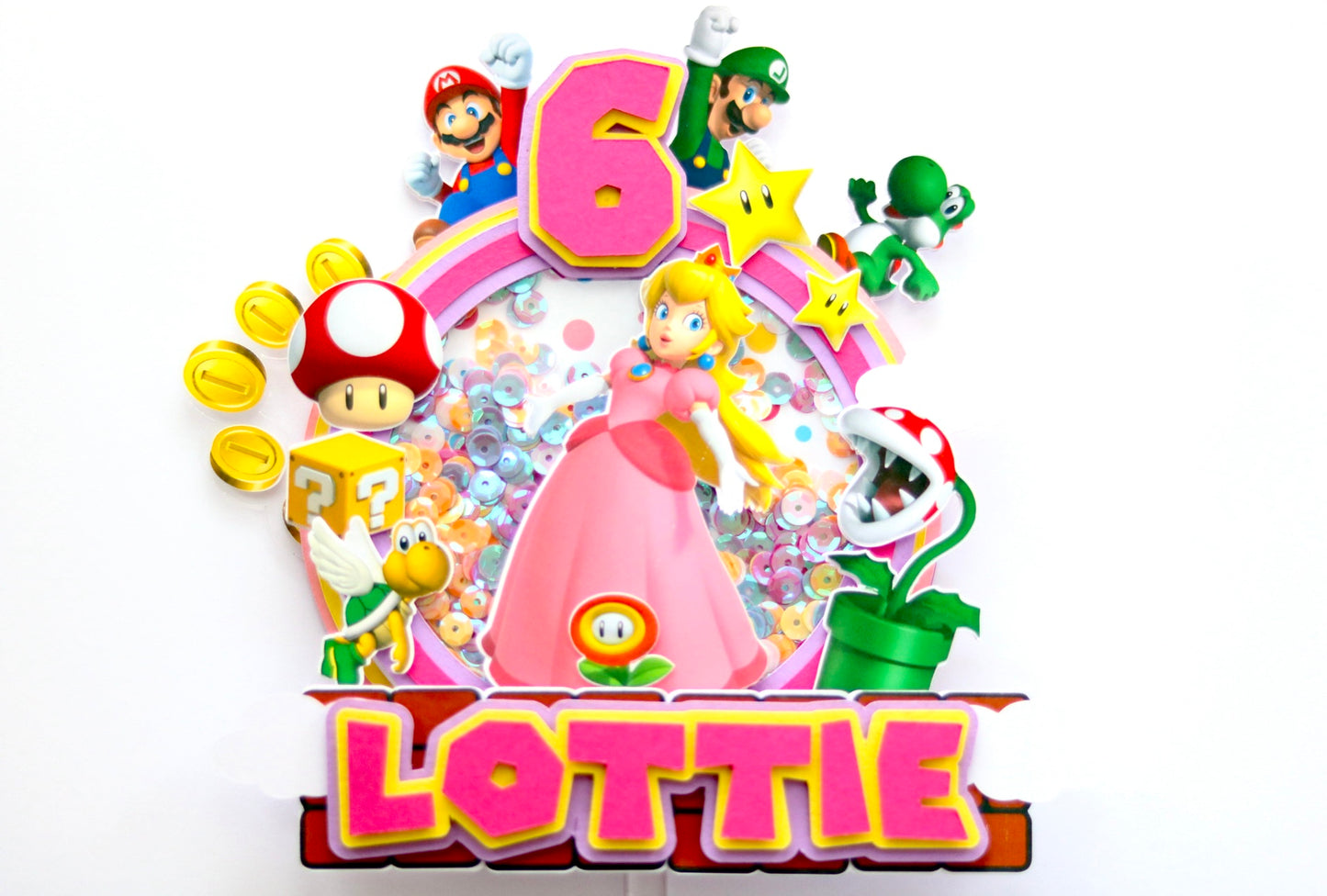 Princess Peaches Cake Topper