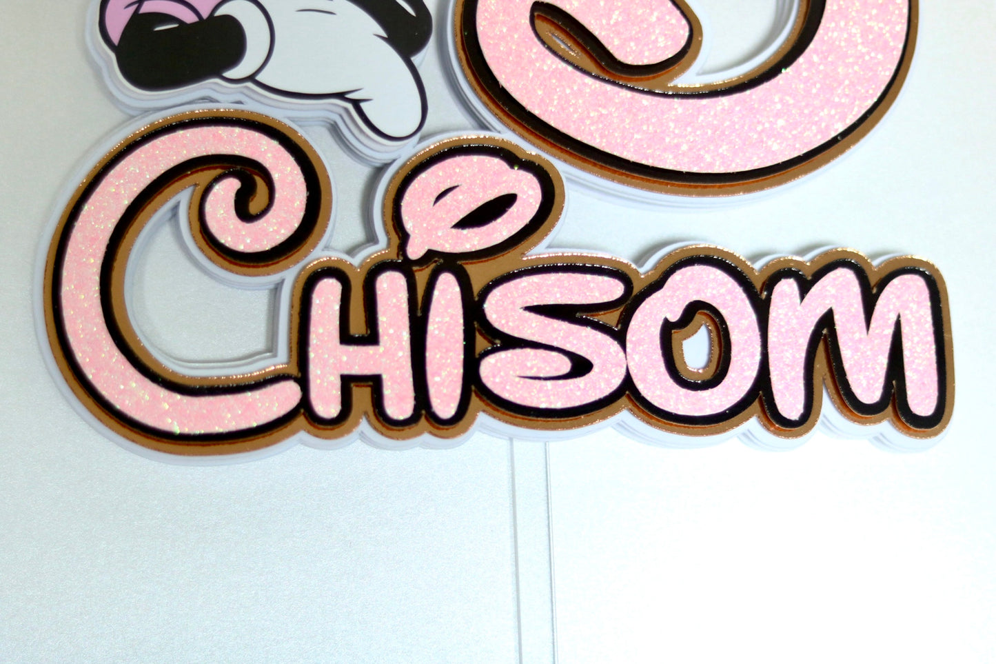 Minnie Mouse Inspired Cake Topper 3D