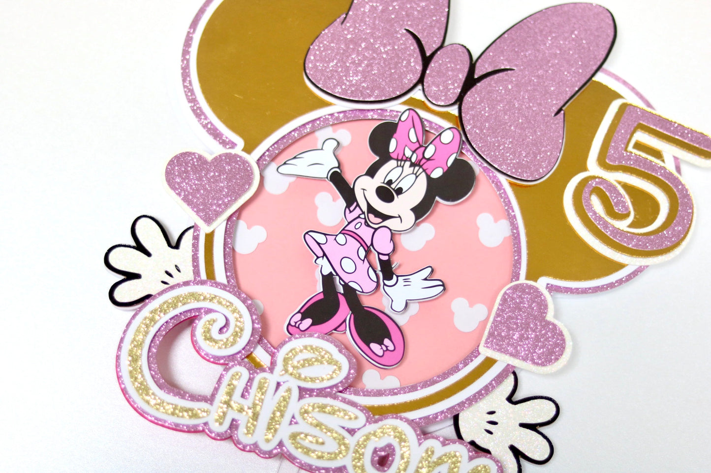Minnie Mouse Cake Topper 3D