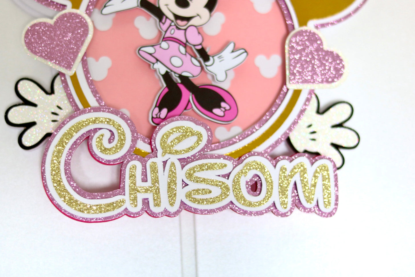 Minnie Mouse Cake Topper 3D