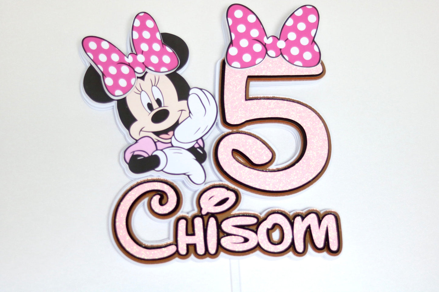 Minnie Mouse Inspired Cake Topper 3D