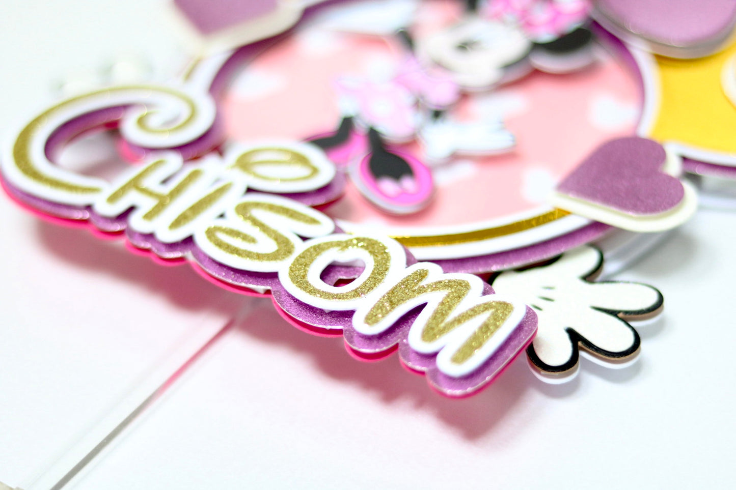 Minnie Mouse Cake Topper 3D