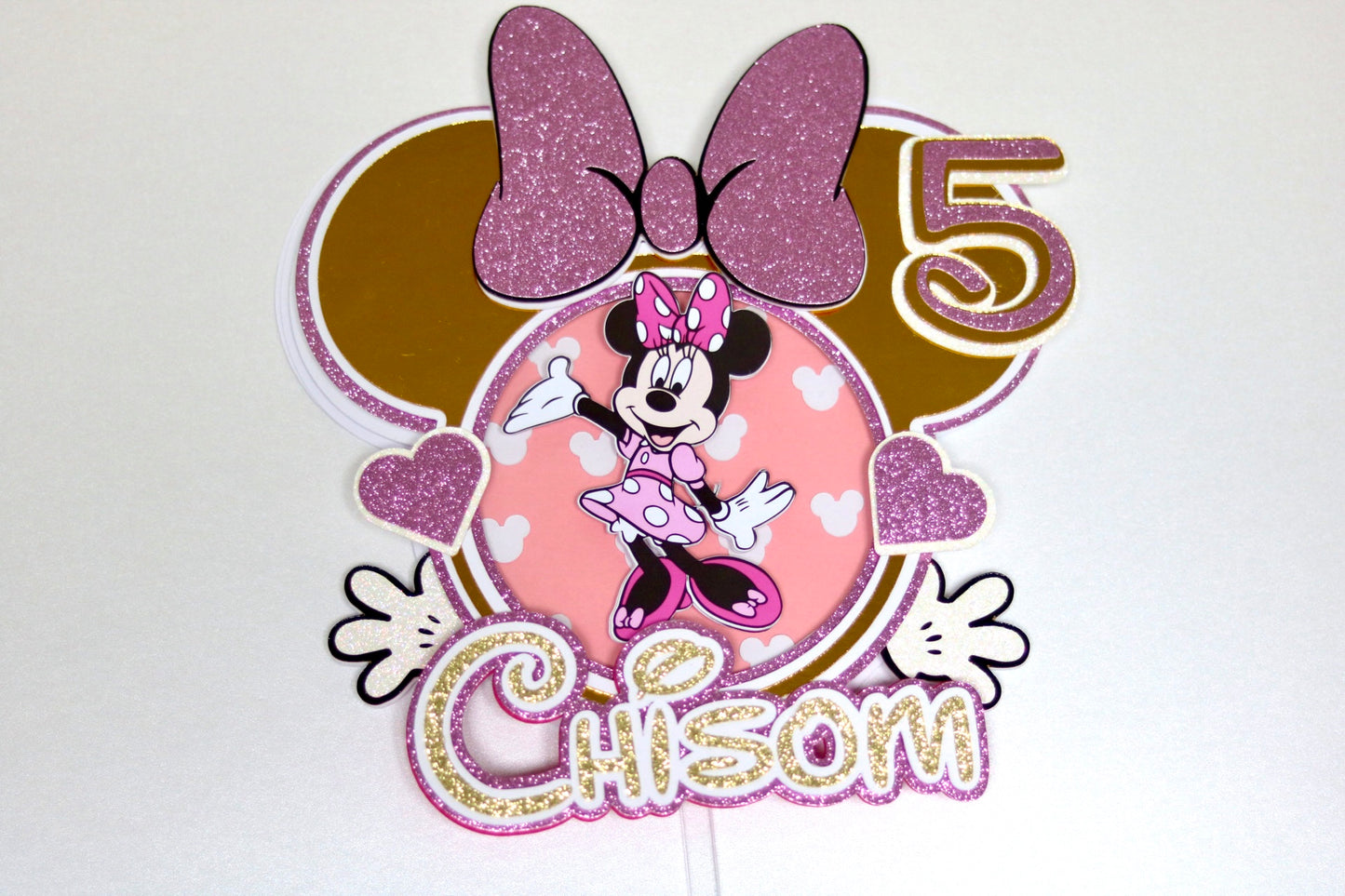 Minnie Mouse Cake Topper 3D