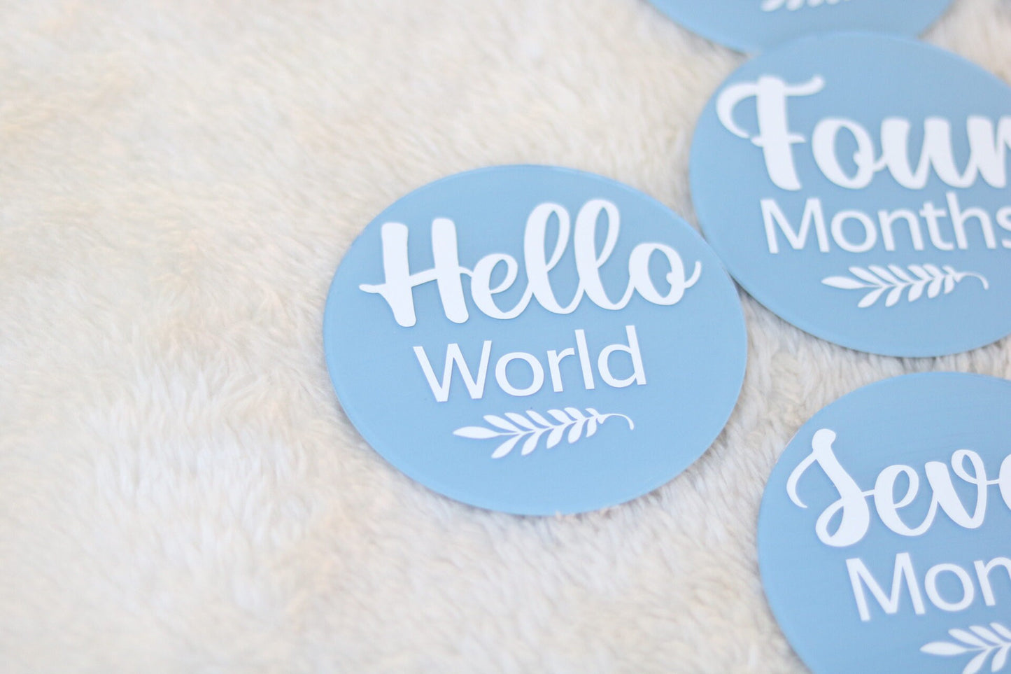 Baby Milestone Discs (Personalised)