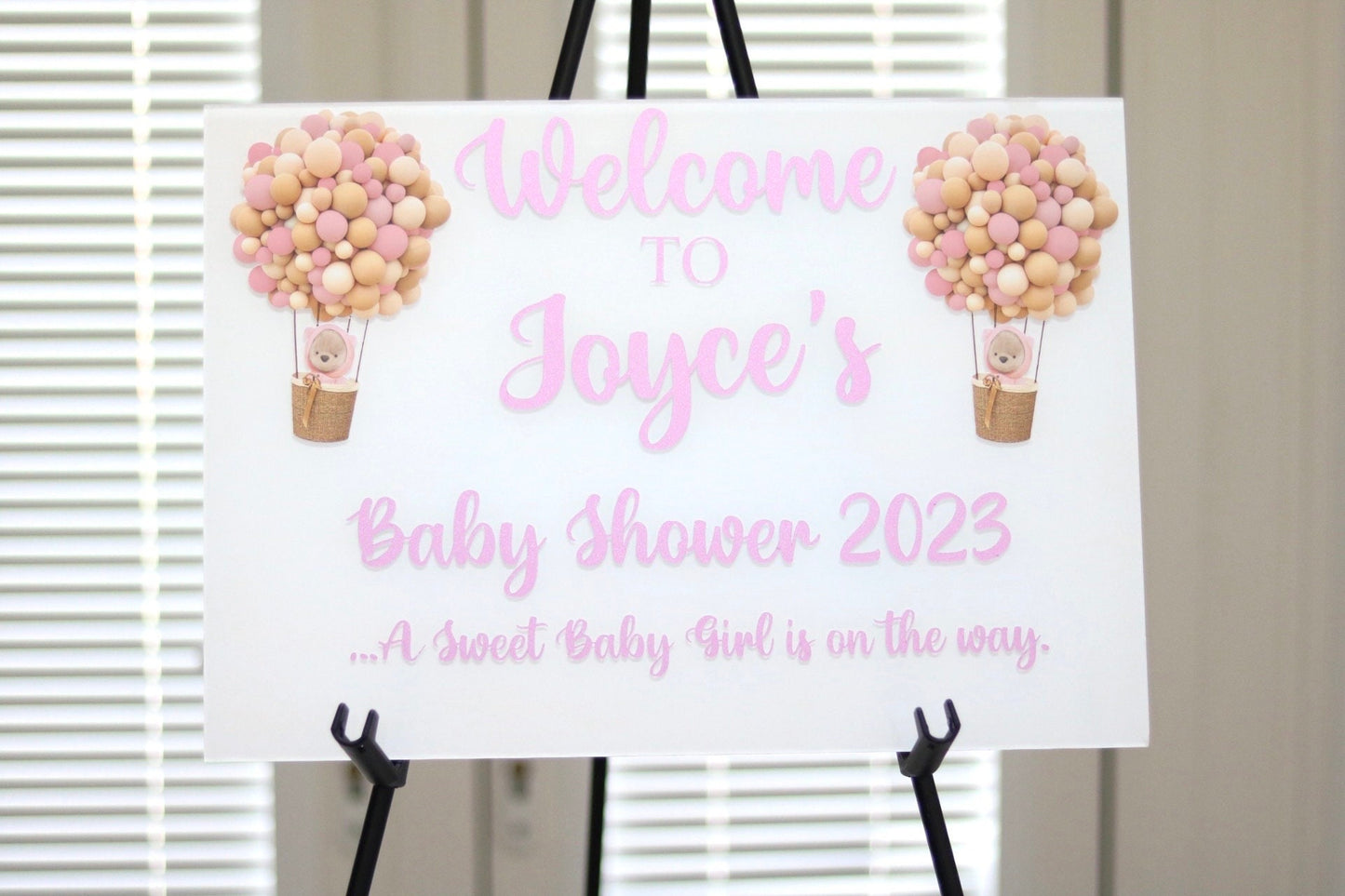 Baby Shower Welcome Sign (A3)