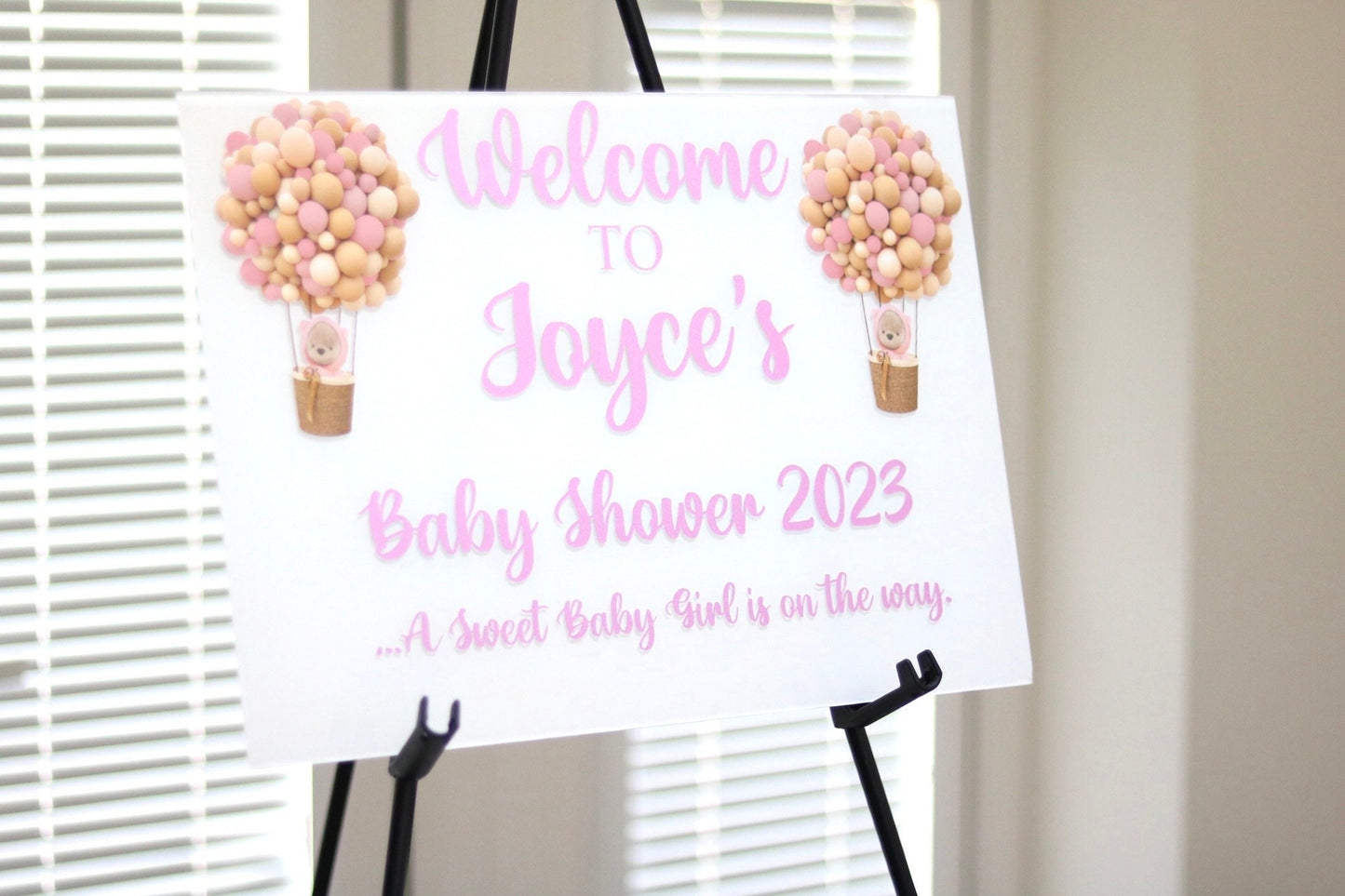 Baby Shower Welcome Sign (A3)