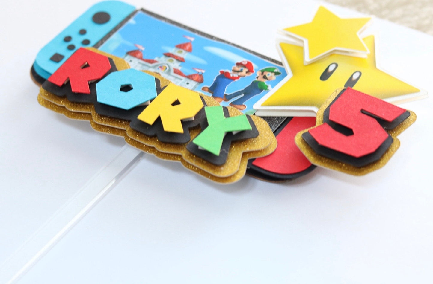 Nintendo Switch Cake Topper