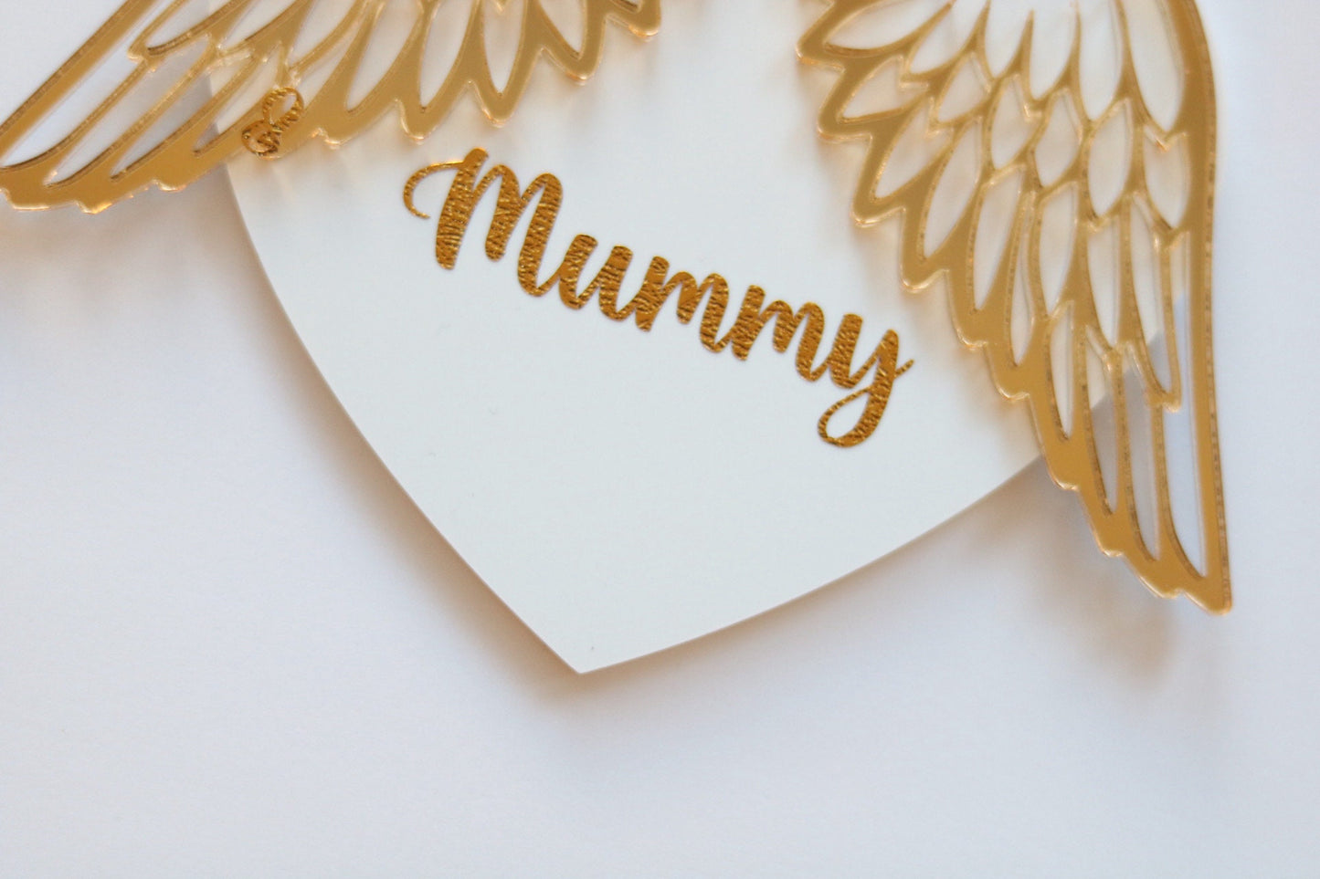 Angel Wings Memorial Keepsake