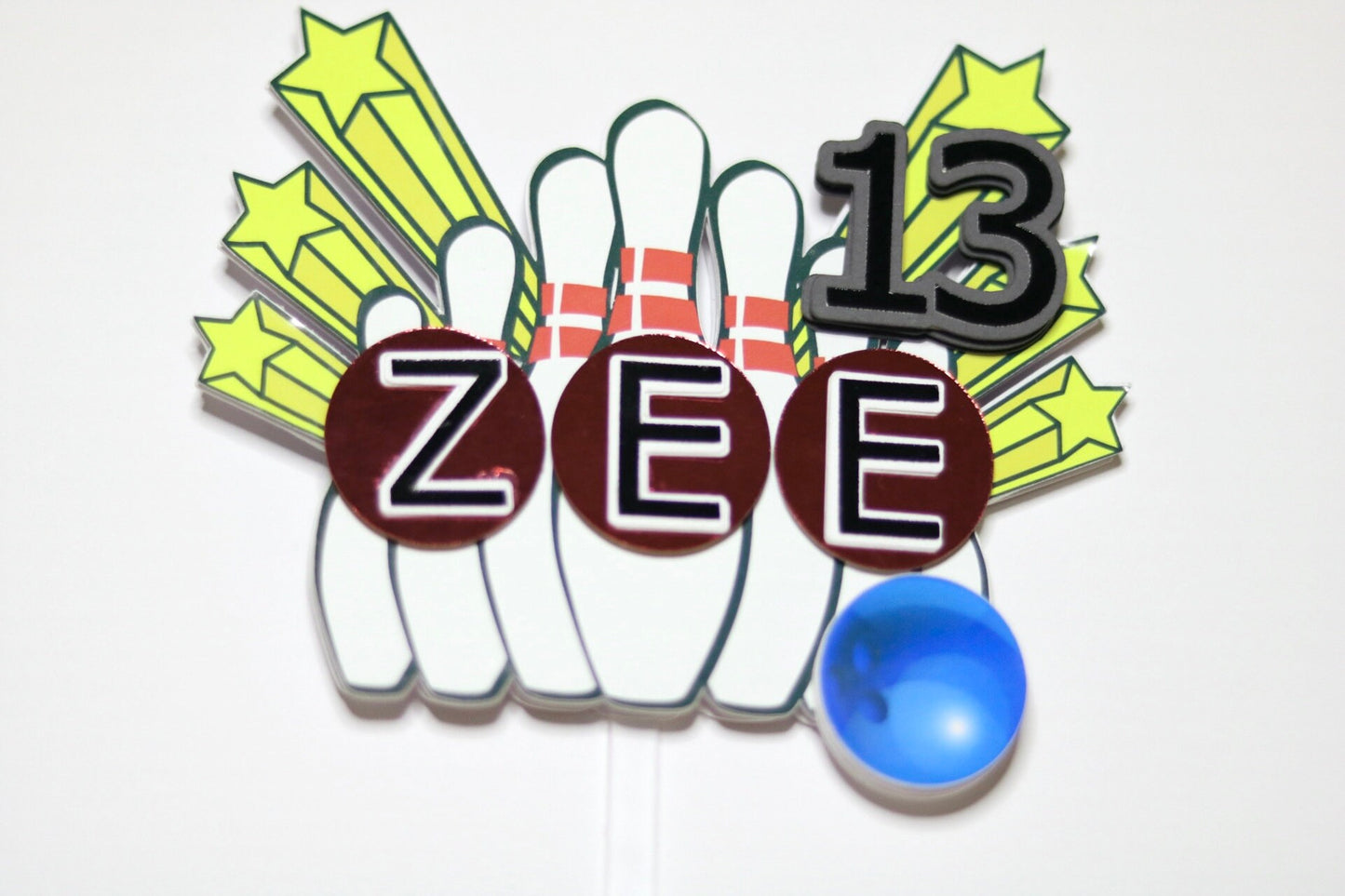 Bowling Cake Topper